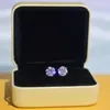 COSYA Real 1 Carat Diamond Stud Earrings For Women 925 Sterling Silver Party Wed Fine Jewelry Valentine's Day Gifts 220211