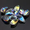 Toppkvalitet 100st Crystal Glass Tear Drop Beads Plating AB Colors 10x20mm Fash Fashion Smycken Halsbandsarmband för DIY 200930