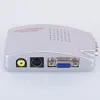 Connecteurs VGA vers RCA boîtier de commutation NTSC PAL VGA 2 TV AV Signal s-vidéo convertisseur vidéo adaptateur pour ordinateur PC