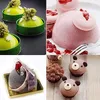 6 Gaten Siliconen Mal Voor Chocoladetaart Jelly Pudding Handgemaakte Zeep Ronde Vorm Grote Semi Bol Siliconen Diy Mold9988591