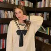 Pulls pour femmes Neploe Vintage pour femmes 2021 vêtements d'hiver femme Preppy tricot pulls surdimensionnés hauts coréen marin col pull