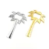 Coconut Tree Shaped Bottle Opener Wine Beer Champagne Bottle Opener Party Favor Kitchen Gadgets Silver Gold ZZC4173