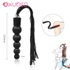 EXVOID Silicone Anal Bead Vibratore sexyy Frusta Butt Plug Erotico Flirtare Coda di Volpe Giocattolo sexy per Donne Uomini Gay BDSM Bondage