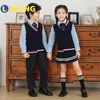 Linando estilo preppy um uniforme para kid japonês estilo britânico uniformes escola menino menina outfit roupa conjunto p324 201128