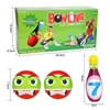 1 Set Bowling Pins And Balls Fun Safe PU Educational Toy For Kids Toddlers Children Outdoor Or Indoor Toy Sportsqqq3803399
