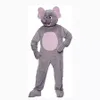 2022 Profesjonalny męski Elephant Plush Maskotki Kostium Halloween Boże Narodzenie Fantazyjny Party Dress Character Garnitur Karnawał Unisex Dorośli Outfit