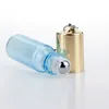 5ml Perlglas-Glas-leerer Parfüm-Flaschenball-Rollen auf der Flasche für ätherische Öle mit Schlüsselband