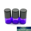 5шт. Refillable 1ML Партюрные рулоны на стеклянные бутылки для эфирных масел роликовый пурпур синий ролик бутылка быстрая доставка