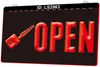 LS2963 Kluczowy Otwarty Grawerowanie 3D LED Sign Light Sign Hurt Speety