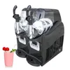 Snow Melting Machine Double Tank Slush Machine Commercial Smoothies Granita Machine Ice Slusher 2L * 2