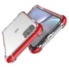 Premium Shock Presione Dual Colors Transparent Clear Acrylic Telephip para iPhone 14 13 12 11 Pro Max Mini XS Max X XR 6 7 8 más la prueba de caída militar