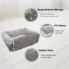 4 façons d'utiliser le coussin de lit doux velours chien chiot lits tapis pour animaux de compagnie chaud chenil chiens chats nid maison pour petit moyen 201223