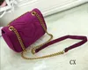 Marmont плечо женские сумки сумки сумки сумки кошельков дизайнерская цепь Crossbody бархатная мода TVBGX