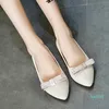 Dress Shoes Big Size 9 10 11 12 Ladies High Heels Women Woman Pumps With Pointed Suede Bow And Shallow Mouth