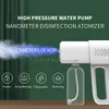 K5 Pro Nano Electric Spray Gun For Home Office Garden Blue Light Desinfection Sprayer 380ML Laddningsbar Atomization Sanitizer Machine