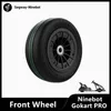 원래 Gokart Pro 타이어 키트 Ninebot Max 자기 균형 스쿠터 전륜 예비 부품