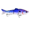 Hot 5 Color 15.5cm 38G Multi 4 Sektion Fiske Lure Pike Lure Set Foged Predator Lures