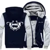 Men's Thicken Hoodie Game KDA K/DA Akali Mask Printed Zipper Jacket Sweatshirts Coat Unisex Adults Casual Warm Fleece Hooded