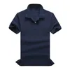 Livraison gratuite vente chaude été haute qualité pur coton hommes polo chemise hommes à manches courtes mode décontractée polo hommes couleur unie revers