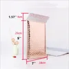 Rose Gold Bubble Bags Multi-size Matte Glamour Metallic Bubble Mailers Self-seal Closure Envelopes Logistics Bag