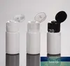 10 ml leere Flip Deckellotion Flaschen weiße Haustier Shampoo Flasche kleine Probe Kosmetische Packungsbehälter 100pcs