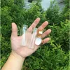 30x80mm 24pcs 40ml Glass Bottles Aluminium Screw Golden Cap Empty Transparent Clear Liquid Gift Container Wishing Bottle Jars