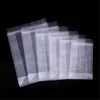 Frosted Transparent Stand Up Plastic Bags Flat Bottom Zipper Bag Reusable Airtight Food Storage Pouch