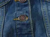 Kvinnors denim Vest Spring Autumn Small Fragrance Korean Style Trendy Outer Wear Slim Plus Size Waistcoat M-5XL 211220