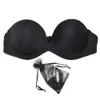 Yandw sexy push up sutiã grande Bralette Bralette Underwear Mulheres Silicone Strapless Intimates Casamento A B C D E F 70 75 80 85 90 95 201202