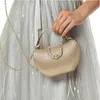 Wedding Clutch Bag Luxe handtassen voor vrouwen champagne elegante schoudertas diamant u vorm clasp koppelingszak portemonnee zd1346 y200623