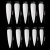 500pcsbag Mixed Size French Stiletto Nails Natural Color Transparent White Extension Extra Long False Nail6525093