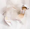 Hot Sale-Romântico Elegante Aveline Sandálias Sapatos Femininos Salto Alto Laços De Malha Gladiador Sandalias Averly Sapatos De Salto Stiletto Lady -- Casamento