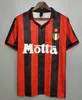 KAKA 90 91 Retro SOCCER JERSEYS home shirts Long sleeved 96 97 Gullit 02 03 04 Maldini Van Basten football RONALDO Inzaghi AC 06 07 09 10 SHEVCHENKO MILAN