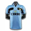 1998Lazio Retroversion Fotbollströja 00/01 Lazio SALAS MIHAJLOVIC VERON STANKOVIC MANCINI NESTA NEDVED Fotbollströja Anpassad Footba