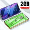 20D Full limtempererat glasskärmskydd Ultra Clear HD Film för iPhone 15 14 13 X XR 11 12 Mini Pro Max Samsung Huawei