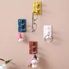 Rotating Adhesive Hooks & Rails Creative Nordic Bathroom Kitchen Hole-Free Wall-Mounted Hanger Key Bag Clothes Hook Home Kitchen Organizer ZL0588