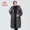 Astrid Winter Dames jas vrouwen lange warme parka mode dikke jas capuchon biodown grote maten vrouwelijke kleding 6580 201027