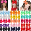 24Pcs 6 Inch Bows for Girls Big Grosgrain 6" Hair Bow Alligator Clips For Teens Kids Toddlers