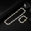 Rapper ketting hiphop ijsjes uit sieraden luxe designer ketting diamant armband goud zilveren mode -accessoires267b