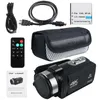 Caméscope 4K Ultra HD Caméra vidéo Wifi 30MP 30 pouces Rotation à 270 degrés Écran tactile LCD Zoom numérique 16X Caméscope DV Caméra9693005