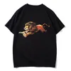 Mens Animal Print T-shirts Black Mens Fashion Stylist Summer High Quality T-Shirts Top Short Sheve SXXL1681663