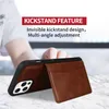 Leather Wallet phone case For Iphone 12 Mini 11 Pro Max XR X XS 8 7 6 Plus Kickstand Feature With Car Slot Cover