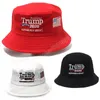 Donald Trump Cap Keep America Great Bucket Hats Snapback Hat Borduurwerk Star Letter USA President Election Party Hoed