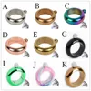 3.5oz 17 Couleurs Acier inoxydable Bracelet en acier inoxydable Bracelet de vin Portable Rond Bangle de bière Botte de bière Whisky Boissons pour la randonnée en plein air Voyage