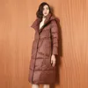 겨울 다운 재킷 고품질 후드 코트 여성 패션 재킷 여성 따뜻한 여자 의류 캐주얼 파카 겉옷 201210