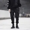 Aelfric Eden Ribbons Hip Hop Cargo Hosen Männer Schwarze Streetwear Harajuku Techweenhosen Hosen Harem Jogger Joggers Jogginghose 2018010605