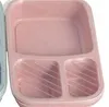 Viajar Ao Ar Livre Portátil Lunch Caixas Plásticas Quadrado Bento Bolos Capas Cozinha Alimentos separados Recipientes de Armazenamento de Alimentos Trabalho Nova Chegada 3 2HH F2