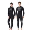Volwassenen 3 mm neopreen wetsuits houden mannen warm duikpak vrouwen thermische lange drysuits full bodysuit rekbare uitslag bewaker voor zwem surfen snorkelende badkleding