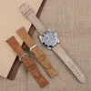 Onthelevel Genuine Leather Watch Strap Store Retro Watch Banda de 18 mm de 19 mm 20 mm 22 mm ACCESORIOS DE VISTario azul gris #BF 220816