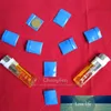Livraison gratuite bleu Transparent couleur 500 pièces 3x4cm Mini sacs 8mil 1.2 "x1.6" refermable auto-scellant minuscules sacs en plastique
